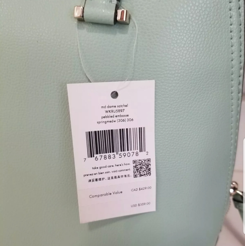 SOLD! NWT Kate Spade♠️Medium Dome Satchel Spring Meadow - Picture 7 of 10